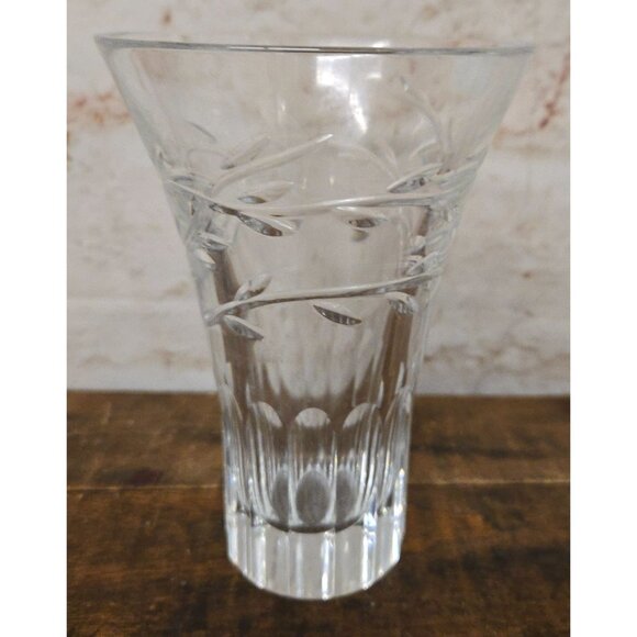 New: Waterford Clear Crystal Flared 6" Vase by Michael Aram Made in Ireland - Picture 2 of 7